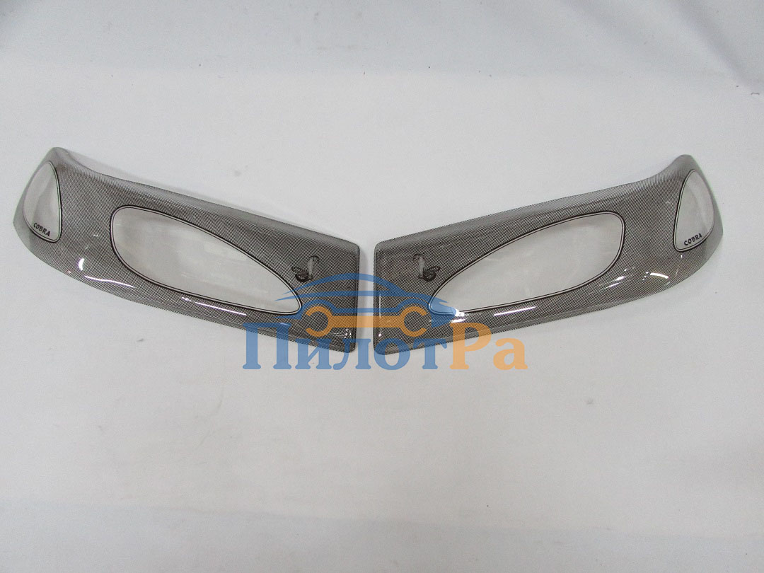 Защита на фары ВАЗ-2110   (шелкография "кобра",паук) Дзержинск с поворотом