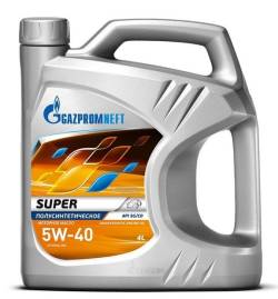 Масло моторное Gazpromneft Super Супер 5w40 полусинтетика 4 литра