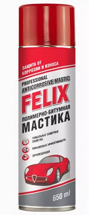 Мастика полимерно-битумная 650мл Felix аэрозоль