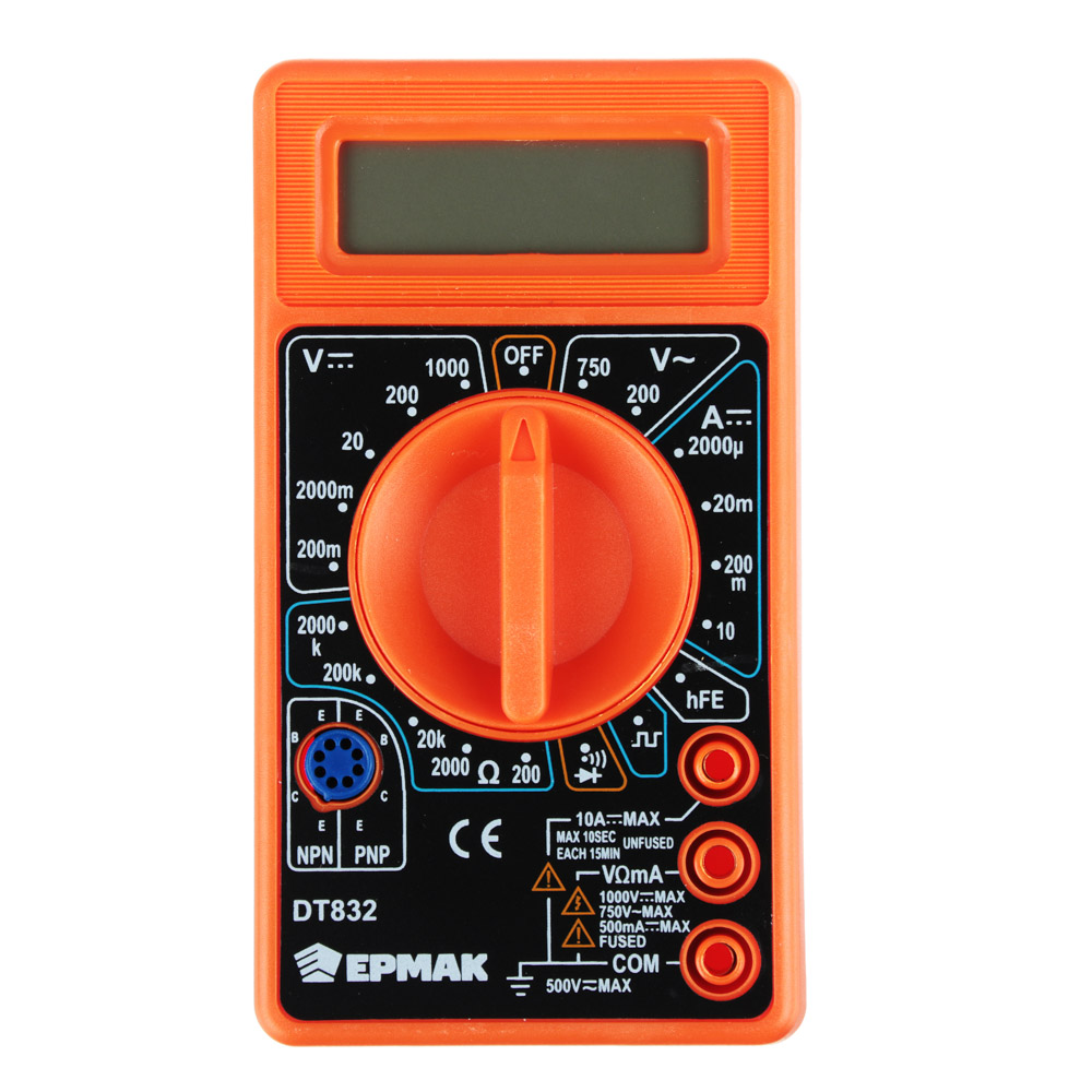 Мультиметр цифровой DT-832 Ермак 660-004