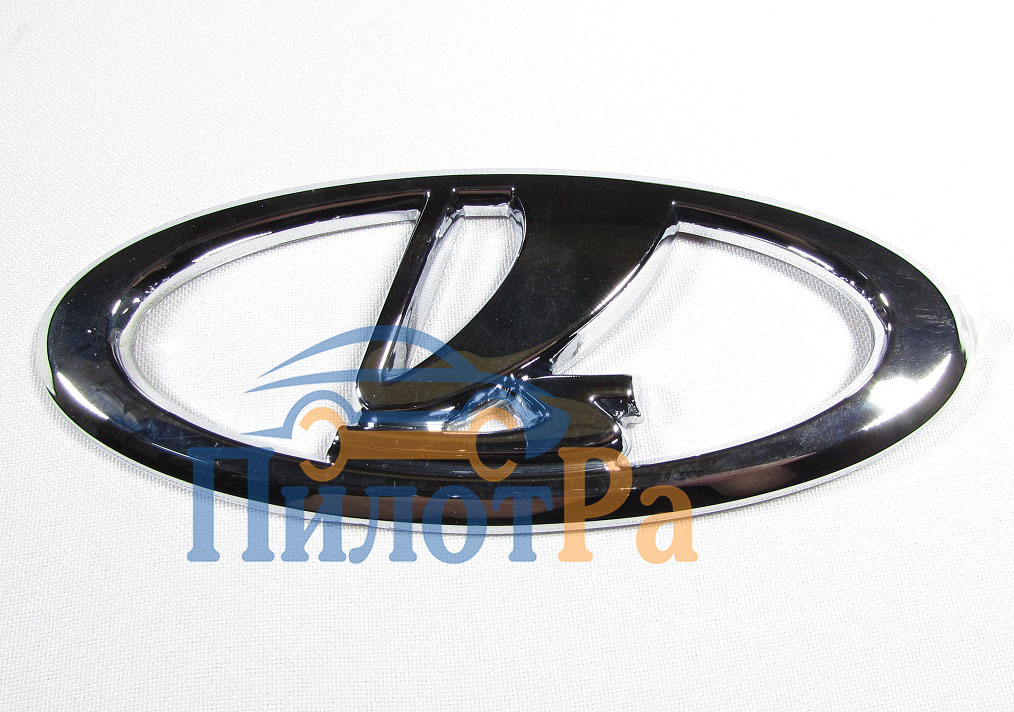 Знак решетки радиатора ВАЗ-1118 Калина хром на скотче 1118-8212060