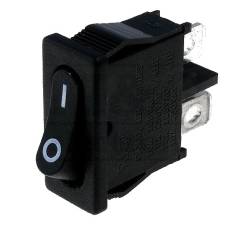 Кнопка универсальная 2 положения Узкая черная Мини