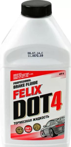 Тормозная жидкость Felix DOT4 455 грамм