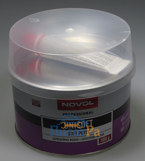 Шпатлевка Novol Unisoft мягкая наполняющая 500 грамм
