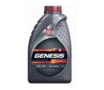 Масло моторное Лукойл Genesis Armortech 5w40 синтетика 1 литр