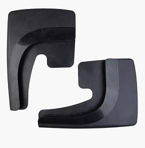 Брызговик 2шт универсальные черный 21*31см Эконом 0111