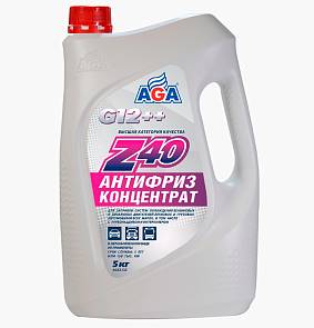 Антифриз AGA концентрат красный G12++ G13 5кг