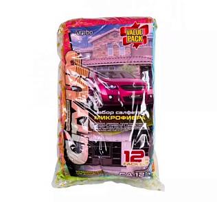 Салфетка микрофибра CA-123 CityUP 12 шт Jumbo 35*40см
