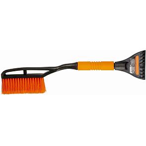 Щетка для снега сметка со скребком Черная 64см 635