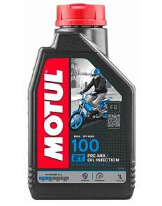 Масло моторное Motul 100 2T 2-тактное Motomix 1л 104024