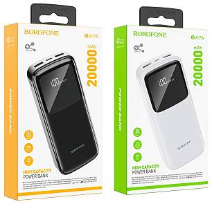 Зарядное устройство Внешний аккумулятор Borofone BJ17A 20000mAh 2 USB PD Type-C