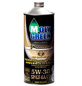 Масло моторное Moly Green Premium PAO 5w30 синтетика 1 литр