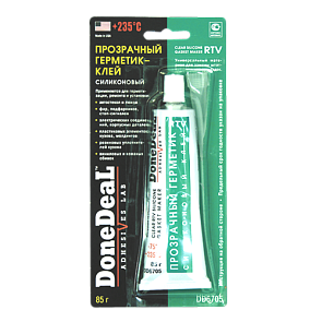Клей Done Deal "Герметик для стекол" прозрачный 85г DD6705