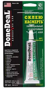 Клей универсальный водостойкий "Прозрачный" 30мл Done Deal DD6657