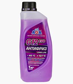 Антифриз AGA фиолетовый G12evo -40C Long Life 1кг