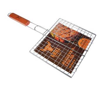 Решетка гриль GrillBoom хром 25*21*2см 333-823