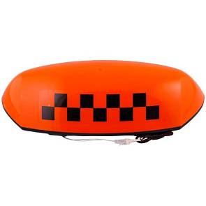 Такси фонарь с подсветкой на магните Оранжевый усиленный