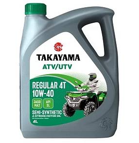 Масло моторное Takayama ATV UTV 4T Regular SL MA2 10w40 4 литра