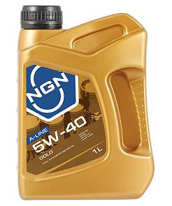 Масло моторное NGN Gold A-Line 5w40 синтетика 1 литр пластик