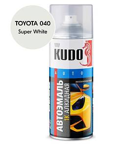 Краска Kudo 42400 номерная аэрозоль 520мл Toyota 040