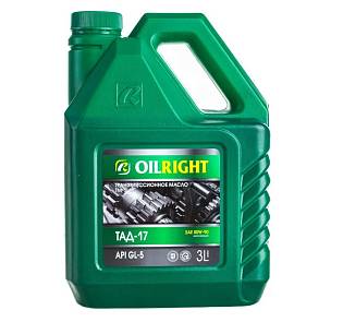 Масло трансмиссионное для МКПП Oil Right ТАД-17и 3 литра GL-5 80w90