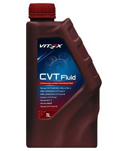 Масло трансмиссионное для Вариатора Vitex CVTF синтетика 1 литр Зеленая