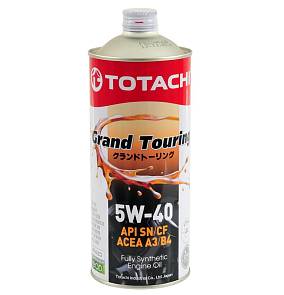Масло моторное Totachi Grand Touring 5w40 синтетика 1 литр