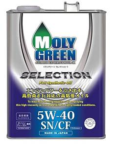 Масло моторное Moly Green Selection 5w40 синтетика 4 литра