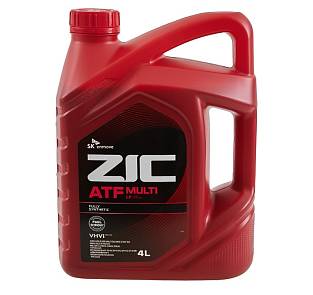 Масло трансмиссионное для АКПП ATF ZIC Multi LF синтетика 4 литра