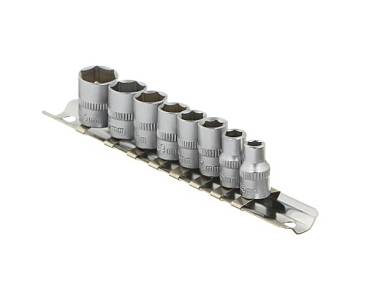 Набор головок Рокот 1/4 8 предметов 6 гранные 5/6/7/8/9/10/12/13мм