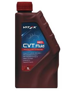 Масло трансмиссионное для Вариатора Vitex CVTF синтетика 1 литр Красная