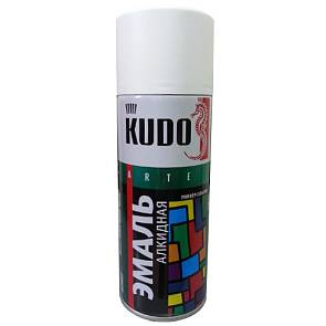 Краска Kudo 1001 белая глянцевая RAL 6029 520мл