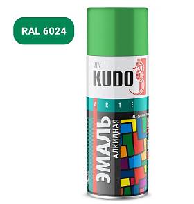 Краска Kudo 1006 зеленая светлая RAL 6024 520мл