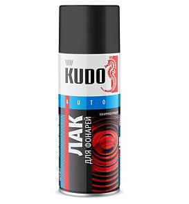 Лак для тонировки фар и фонарей Черный Kudo 520мл KU-9021