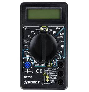 Мультиметр цифровой DT-838 Рокот прозвон + термопара 660-016