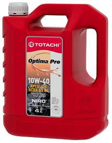 Масло моторное Totachi Optima PRO 10w40 полусинтетика 4 литра