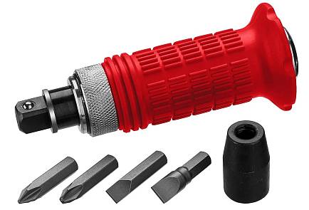 Отвертка ударная Зубр 6 предметов + кейс 2565