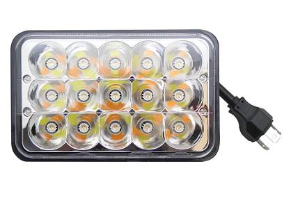 Фара противотуманная светодиодная 15SMD 12/24В 170*110*70мм металл СверхЯркая