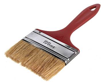 Кисть плоская Stayer натуральная щетина 100мм 0107-100