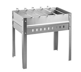Мангал GrillBoom сборный + шампуры 6шт 40*25*40см 103-014