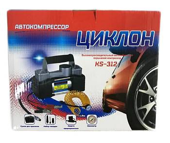 Компрессор автомобильный Циклон 85л/мин до 10атм + сумка