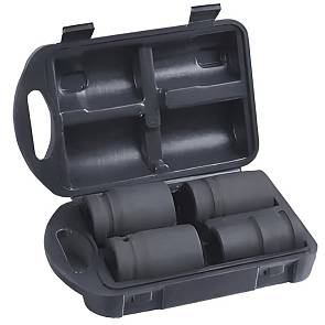 Набор головок AVS для гайковерта 1" размеры 27/30/36/38мм в кейсе 4l