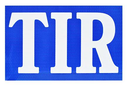 Наклейка "T I R " светоотражающая 400*250мм