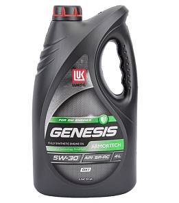 Масло моторное Лукойл Genesis Armortech DX1 SP 5w30 синтетика 4 литра