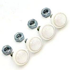 Болт номера Малый белый + белый 4шт