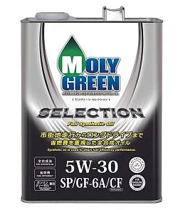 Масло моторное Moly Green Selection 5w30 синтетика 4 литра