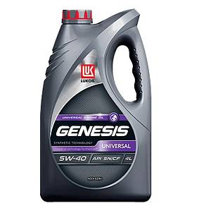 Масло моторное Лукойл Genesis Universal 5w40 синтетика 4 литра
