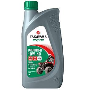 Масло моторное Takayama ATV UTV 4T Premium SM MA2 10w40 1 литр