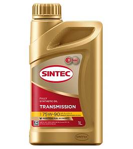 Масло трансмиссионное для МКПП Sintec 75w90 GL-4/5 1 литр