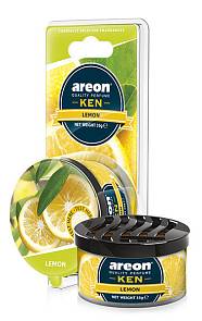 Ароматизатор Areon Баночка KEN на панель Лимон
